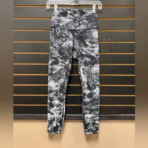 lululemon athletica Pants - Lululemon Splatter Print High-Rise Leggings 6